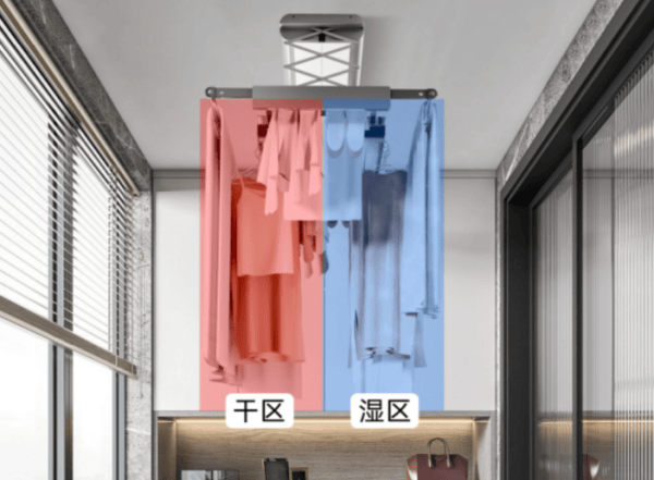 衣体验——衣被同晒才是真爱智能晾衣架：盼盼重新定义晾(图4)